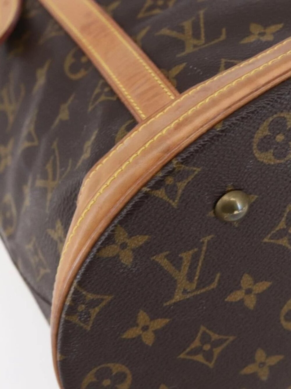 LOUIS VUITTON Monogram Bucket GM Shoulder Bag M42236 LV Auth 153920 - Picture 14 of 16